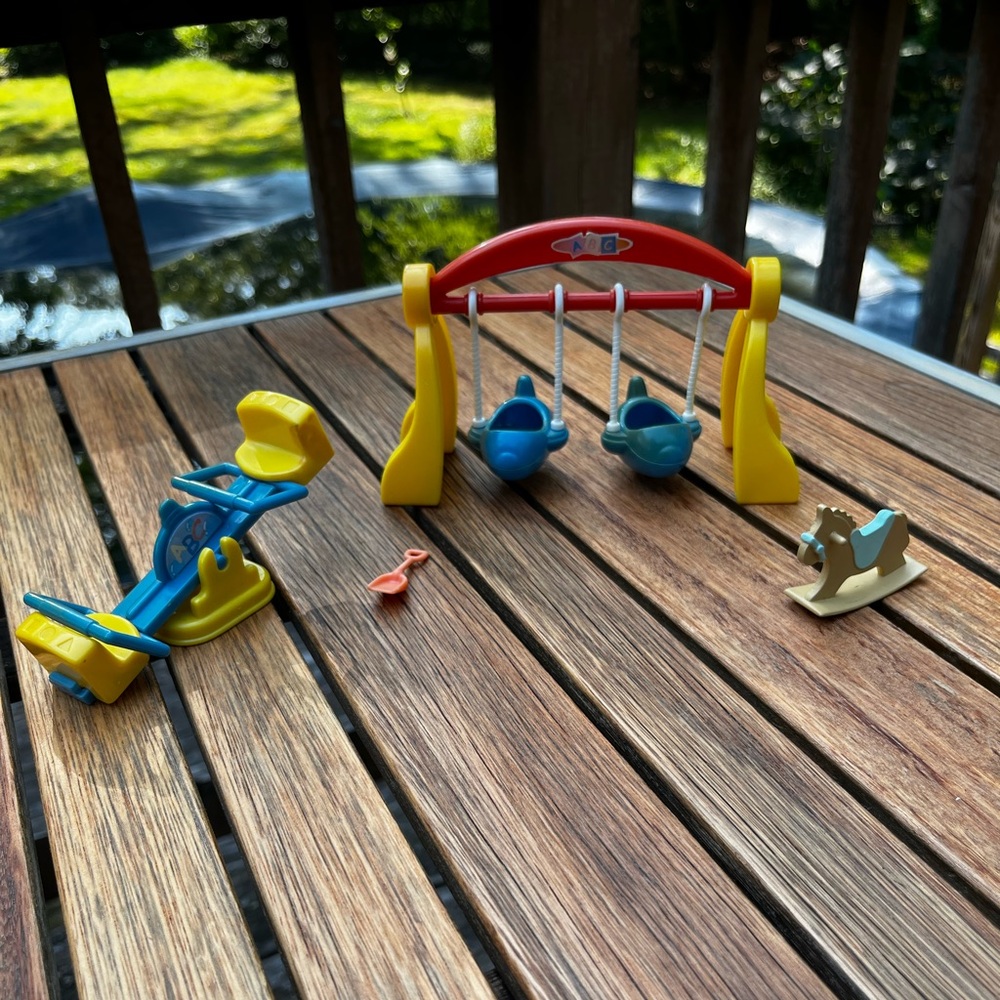 Vibrant Swing and Rocker Playset for Kids